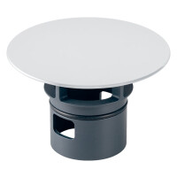 Geberit Ventilabdeckung Clou mit Stopfen weiß...