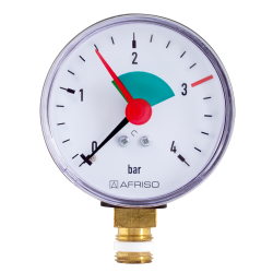 Afriso Manometer Anzeigebereich 0/4 bar HZ 63