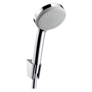 Hansgrohe Duschkopf Croma 100 inkl. Duschkopfhalter 4 Strahlarten chrom 27592000