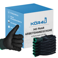 k&ouml;r4u Arbeitshandschuhe Basic 50,...