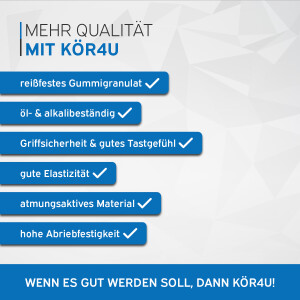 kör4u Arbeitshandschuhe Elite 1000, Nitril-Beschichtung, 140 Paar