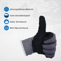 kör4u Arbeitshandschuhe Elite 1000, Nitril-Beschichtung, 140 Paar