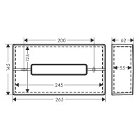 Hansgrohe Kosmetiktücher-Box AddStoris