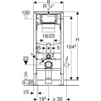 Geberit Duofix UP 320 Vorwandelement 112cm 111300005