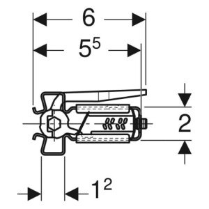Geberit GIS Profil Verbinder 461200001