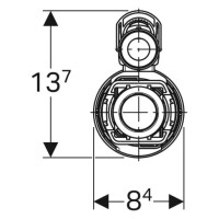 Geberit Spülventil Typ 290 1-Mengen-Spülung 282050212
