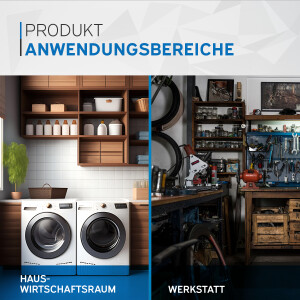 kör4u Ausgussbecken aus Kunststoff schwarz