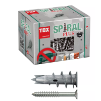 TOX Gipskartondübel Spiral Plus 50 Dübel mit...