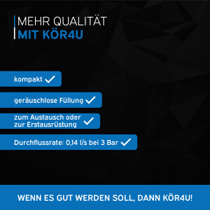 kör4u Universelles Füllventil 3/8" für Spülkasten