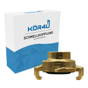 kör4u Schnellkupplung für Schlauch Messing