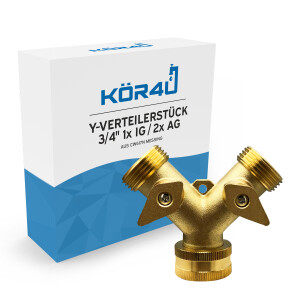 kör4u Y-Verteilerstück für Haus und Garten