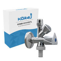 kör4u Kombi-Eckventil 1/2" mit...