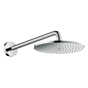 Hansgrohe Kopfbrause Raindance S240 1jet PowderRain Wandmontage 390mm chrom 27607000