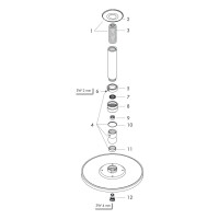 Hansgrohe Tellerkopfbrause Raindance Air 240mm für Deckenmontage chrom 9,4 l/min 27463000