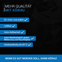 kör4u Panzertape silber 50m x 48mm