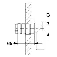 Otto Haas Abdichtungshülse OHA Dichtfix 1/2" 6635