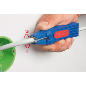 Weicon Abisolierzange Stripper No. 100 blau/rot 51000100
