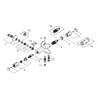Grohe Grohtherm 800 Wannenbatterie chrom 34567000