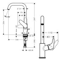 Hansgrohe Waschtischmischer 240 Focus chrom 31609000