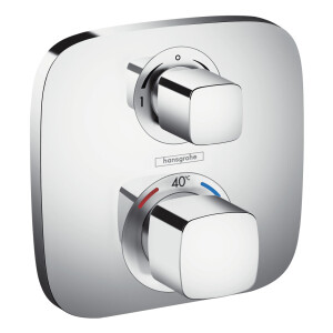 Hansgrohe Thermostat Unterputz Ecostat E Fertigset 2 Verbraucher chrom 15708000