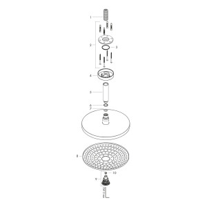 Hansgrohe Kopfbrause Raindance Select S 300 2jet 300mm Deckenmontage chrom 27337000