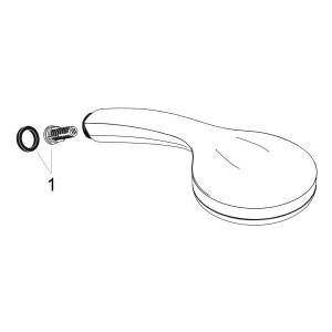Hansgrohe Handbrause Croma 100 1jet chrom 28580000