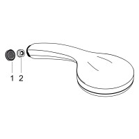 Hansgrohe Handbrause Croma 100 1jet EcoSmart chrom 28583000