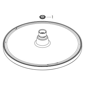Hansgrohe Kopfbrause Crometta S 240 chrom 26723000