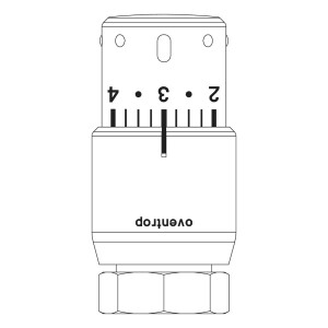 Oventrop Thermostat Uni SH mit Nullstellung und Flüssig-Fühler 1012085