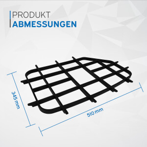 kör4u Auflagerost für Ausgussbecken aus Kunststoff schwarz