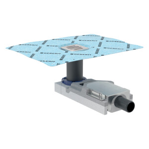 Geberit Duschbodenablauf für Estrichhöhe am Einlauf 65-90mm DN 40 154052001