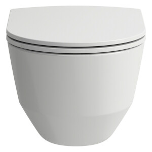 Laufen Pro Wand-WC Tiefspüler mit WC-Sitz weiß