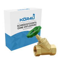 kör4u Schrägsitzventil messing