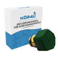 kör4u Entleerungsventil für Durchgangsventile