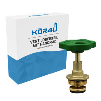 kör4u Ventiloberteil mit Handrad grün