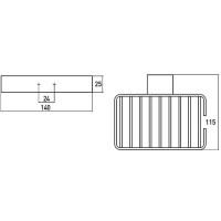 Emco Seifenkorb loft 054500100
