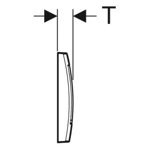 Geberit Betätigungsplatte TWINLINE30 115899JQ1