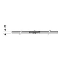 Geberit Duschrinne CleanLine50 edelstahl 30-90cm 154446KS1