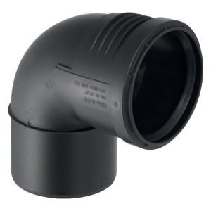 Geberit Silent-PP Bogen mit Muffe DN 90 mm