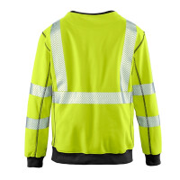 4PROTECT Warnschutz-Sweatshirt COLUMBUS leuchtgelb