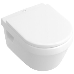 Villeroy & Boch Combi-Pack Omnia Architectura weiß alpin Ceramicplus inkl. WC-Sitz 5684HRR1
