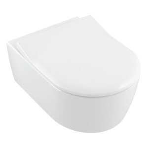 Villeroy & Boch Combi-Pack Avento DirectFlush wandhängend weiß Alpin inkl. WC-Sitz 5656RS01