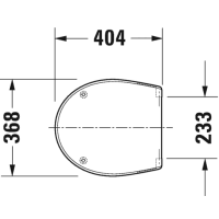 Duravit WC-Sitz Duraplus, Scharniere edelstahl, Compact, weiß 0066810000