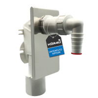 kör4u Unterputz Siphon für Waschgeräte