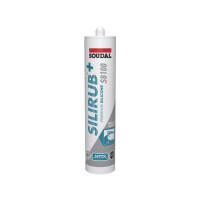 Soudal Sanitärsilikon Silirub+ S8100 300ml
