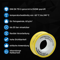 kör4u Set Neo-Fermit 40g Spender Flachs 2x PTFE Band