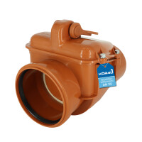kör4u Rückstauklappe orange für Abwasser