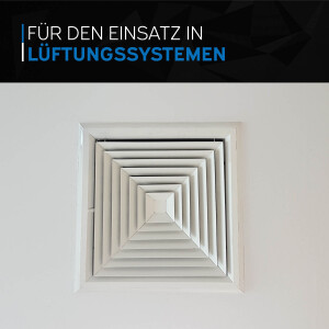 kör4u Lüftungsrohrverbinder Ø 150 mm weiß