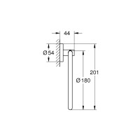 Grohe Essentials Handtuchring rund chrom 40365001