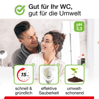 BiOHY WC-Reiniger, Toilettenreiniger, Urinsteinentferner, 1l BY01014001
